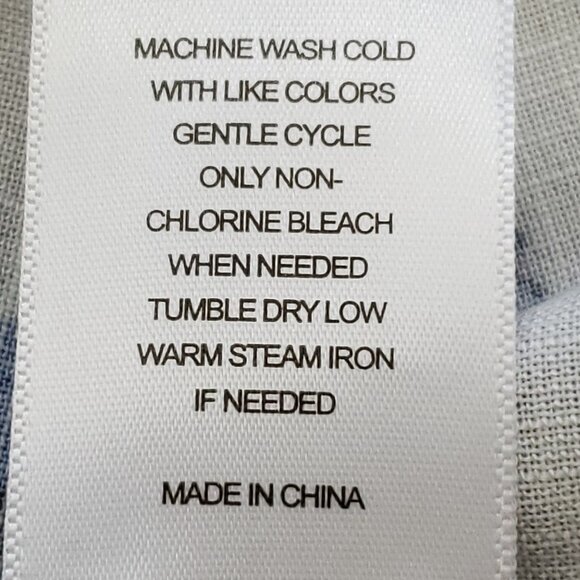 A Loves A Women's Floral Blu/White V-Neck Tassel Peasant Dress Size Large - Picture 15 of 15